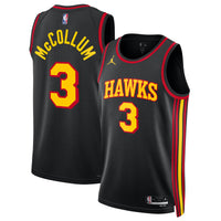 Atlanta Hawks Statement Edition Swingman Jersey - Black - CJ McCollum