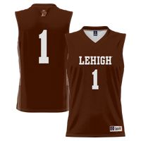 #1 Lehigh Mountain Hawks Lightweight Basketball Jersey - Brown