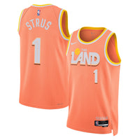 Cleveland Cavaliers 2025/26 City Edition Swingman Jersey - Orange - Max Strus