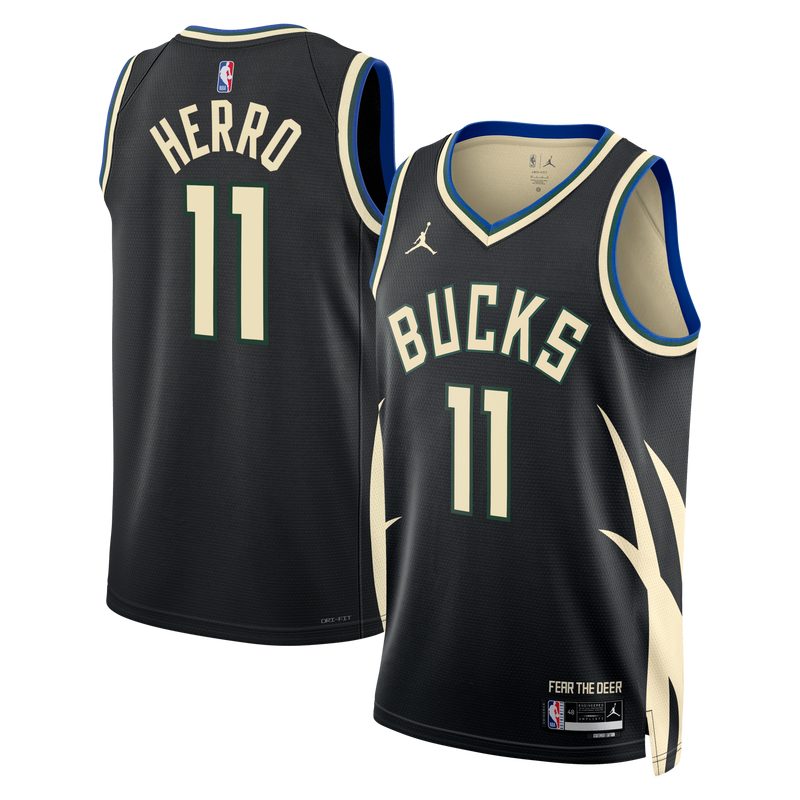 Milwaukee Bucks Statement Edition Swingman Jersey - Hunter Green - Tyler Herro