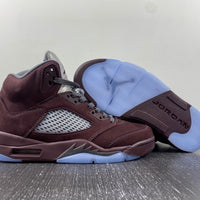 Sneakers, Burgundy Colorway, Leather Footwear, Lace Up Design, Casual Gift for Sneaker Fans