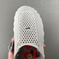 Slides, White Gray Sail Colorway, Slip On Design, Casual Gift for Shoe Lovers