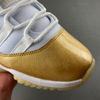 Low Top Sneakers, White Gold Colorway, Lace Up Design, Casual Gift for Sneaker Fans