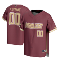 Florida State Seminoles NIL Pick-A-Player Lightweight Baseball Jersey - Garnet