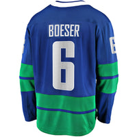 Vancouver Canucks Brock Boeser Blue Breakaway Jersey