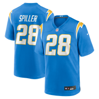Los Angeles Chargers Isaiah Spiller Powder Blue Game Jersey