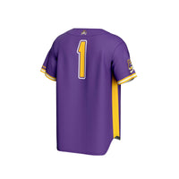 #1 ECU Pirates Lightweight Baseball Jersey - Purple