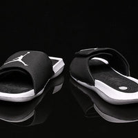 Slides, White Black Colorway, Slip On Design, Casual Gift for Shoe Lovers