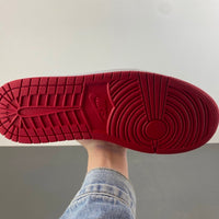 Low Top Sneakers, Black Red Colorway, Lace Up Design, Casual Gift for Sneaker Fans