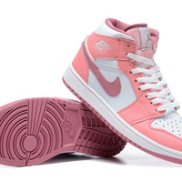 Sneakers, Pink White Colorway, Lace Up Design, Casual Gift for Sneaker Fans