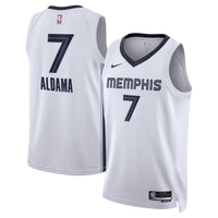 Memphis Grizzlies Association Edition Swingman Jersey - White - Santi Aldama