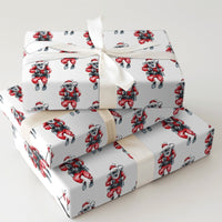 Humorous Scuba Santa Gift Wrap, Scuba Diving Santa Wrapping Paper, Ocean Christmas Wrapping Paper, Scuba Diver Holiday Gift Wrap Roll