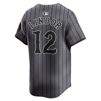 New York Mets Francisco Lindor Gray City Connect Limited Player Jersey