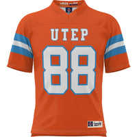 #88 UTEP Miners Throwback Football Jersey - Orange