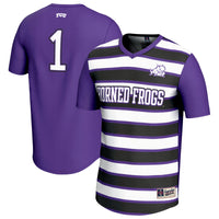 #1 TCU Horned Frogs Lightweight Soccer Fashion Jersey - Purple