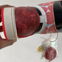 Sneakers, White Red Colorway, Lace Up Design, Casual Gift for Sneaker Fans