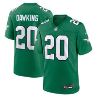 Philadelphia Eagles Brian Dawkins Kelly Green Alternate Retired Player Game Jersey