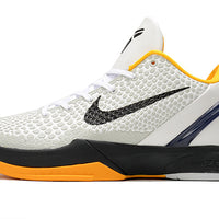 Low Top Sneakers, White Yellow Black Colorway, Lace Up Design, Casual Gift for Sneaker Fans