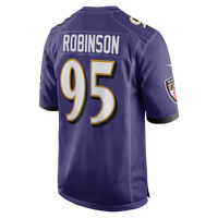 Baltimore Ravens Tavius Robinson Purple Team Game Jersey