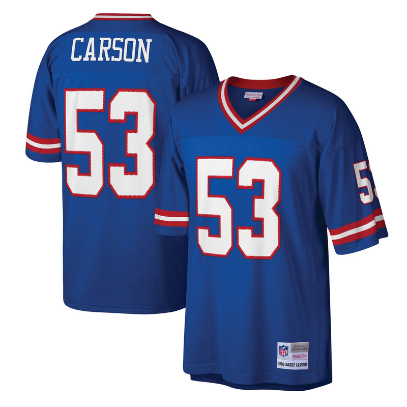 New York Giants Harry Carson Royal Legacy Replica Jersey