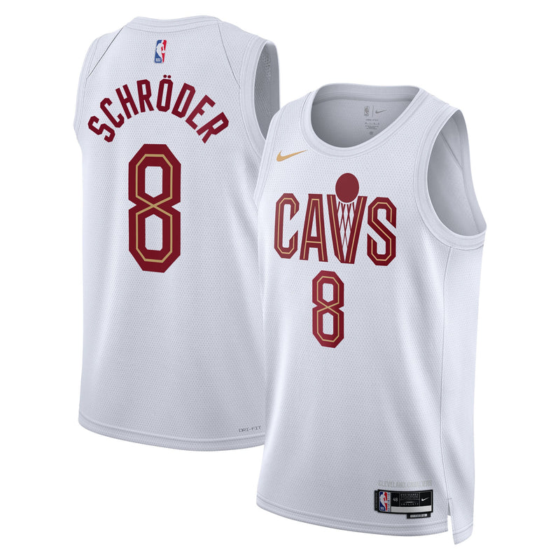 Cleveland Cavaliers Association Edition Swingman Jersey - White - Dennis Schröder
