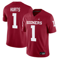 Jalen Hurts Oklahoma Sooners Alumni Player Game Jersey - Crimson