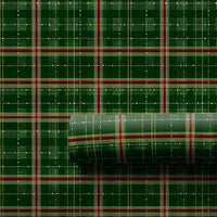 Tartan Plaid Gift Wrap, Christmas Plaid Wrapping Paper, Holiday Plaid Wrapping Paper, Winter Christmas Wrapping Paper, Festive Present Wrap