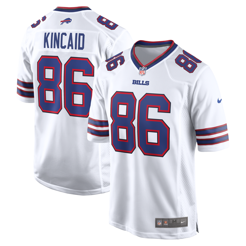 Buffalo Bills Dalton Kincaid White Game Jersey