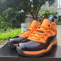High Top Sneakers, Black Red Orange Colorway, Lace Up Design, Casual Gift for Sneaker Fans