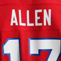 Buffalo Bills Josh Allen Red Alternate Game Player Jersey