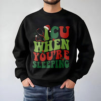 Medical Holiday Nurse Sweater, ICU Christmas Nurse Sweatshirt, Humorous ICU Staff Crewneck, Adorable Nurse Holiday Sweatshirt, Hospital Xmas Present