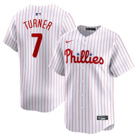Philadelphia Phillies Trea Turner White Home Limited Player Jersey