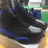 Sneakers, Blue Black Colorway, Lace Up Design, Casual Gift for Sneaker Fans