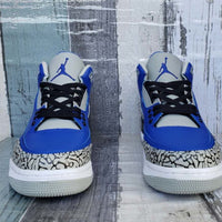 Sneakers, Blue Black Colorway, Lace Up Design, Casual Gift for Sneaker Fans