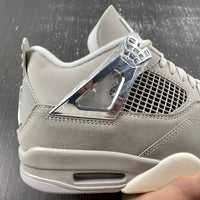 Low Top Sneakers, Silver Colorway, Metallic Finish, Lace Up Design, Casual Gift for Sneaker Fans