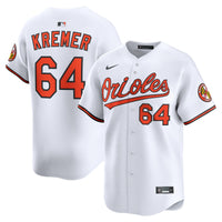 Baltimore Orioles Dean Kremer White Home Limited Player Jersey