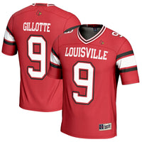 Ashton Gillotte Louisville Cardinals NIL Player Football Jersey - Red
