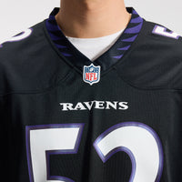 Baltimore Ravens Ray Lewis Black Alternate Retired Player Game Jersey