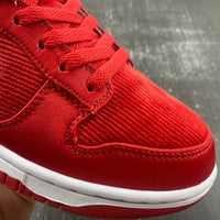 Low Top Sneakers, White Red Colorway, Valentine Design, Lace Up Design, Casual Gift for Sneaker Fans