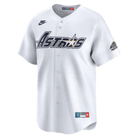 Houston Astros Craig Biggio White Throwback Cooperstown Collection Limited Jersey