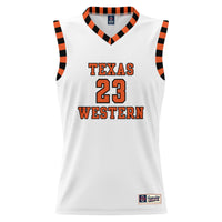 UTEP Miners Throwback Basketball Jersey - White
