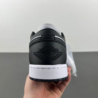 Low Top Sneakers, White Black Colorway, Lace Up Design, Casual Gift for Sneaker Fans