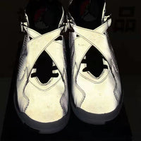Sneakers, Gray Red Colorway, Reflective Detail, Lace Up Design, Casual Gift for Sneaker Fans
