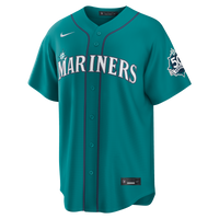 Seattle Mariners Cal Raleigh Teal Alternate 50th Season Patch Stadium Jersey