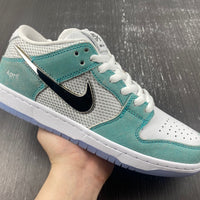 Low Top Sneakers, Blue White Silver Colorway, Metallic Finish, Lace Up Design, Casual Gift for Sneaker Fans