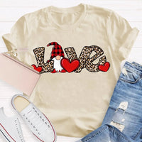 Festive Holiday Graphic T-Shirt, Christmas Leopard Print Santa Claus Shirt, Retro Cheetah Santa Tee, Adorable Xmas Season Unisex Present Top