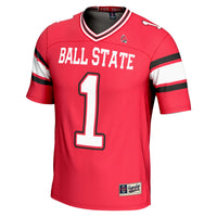 #1 Ball State Cardinals Endzone Football Jersey - Cardinal
