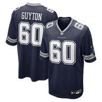 Dallas Cowboys Tyler Guyton Navy Player Game Jersey