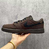 Low Top Sneakers, Brown Colorway, Reverse Hook Design, Lace Up Design, Casual Gift for Sneaker Fans