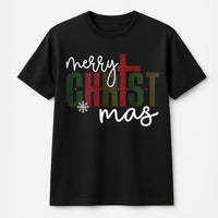 Religious Christmas Faith Shirt, Merry Christ-mas Cross T-Shirt, Christian Holiday Graphic Tee, Christian Christmas T-Shirt, Faith Present